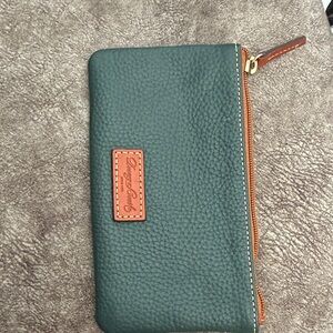 Dooney & Bourke Teal Leather Pouch